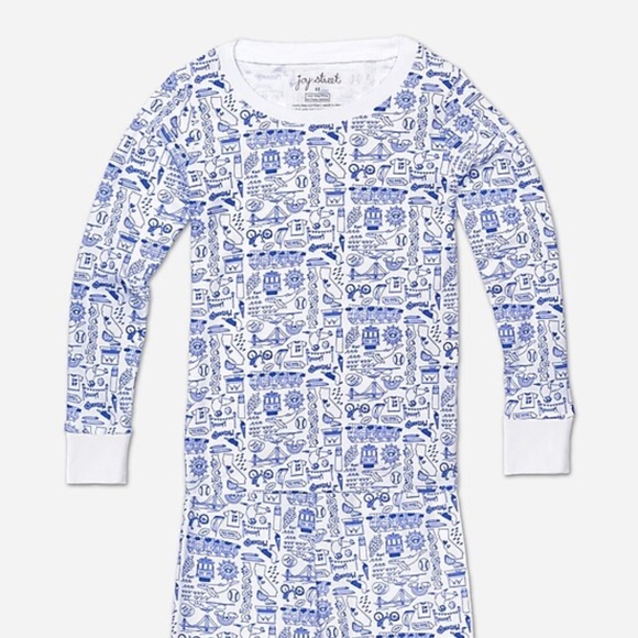 Joy Street Bay Area San Francisco Pajamas Set Size 6 - Picture 2 of 5